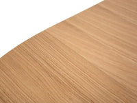 Nicole eik spisebord Ø 130/180 cm