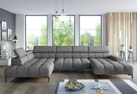 Plaza XL  385 × 216 / 177 cm  elektrisk hjørnesofa
