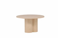 Solivia sofabord (ø80cm. whitewash)