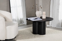 Sofabord OLIVIA (ø80cm. svart)