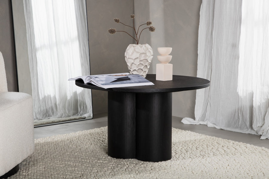 Sofabord OLIVIA (ø80cm. svart)