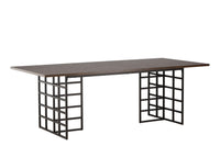 Spisebord Ystad 100×220 (mocca farge)
