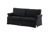 Anton sofa – svart stoff