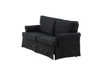 Anton sofa – svart stoff
