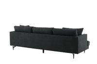 Sofa 3-seter Sofia (svart)