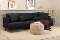 Sofa 3-seter Sofia (svart)