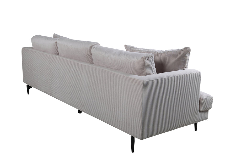 Sofa 3-seter Sofia – lys beige
