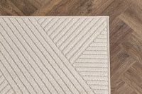 Rektangulært teppe Aron 200×80 (hvit)