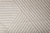 Aron rektangulære teppe 230 x 160 hvite