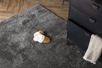 Rektangulært teppe Walter 230 x 160 mørk (grå)
