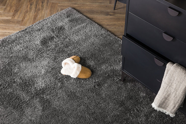 Rektangulært teppe Walter 230 x 160 mørk (grå)