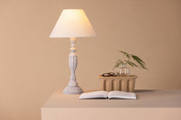 Bordlampe Caen beige