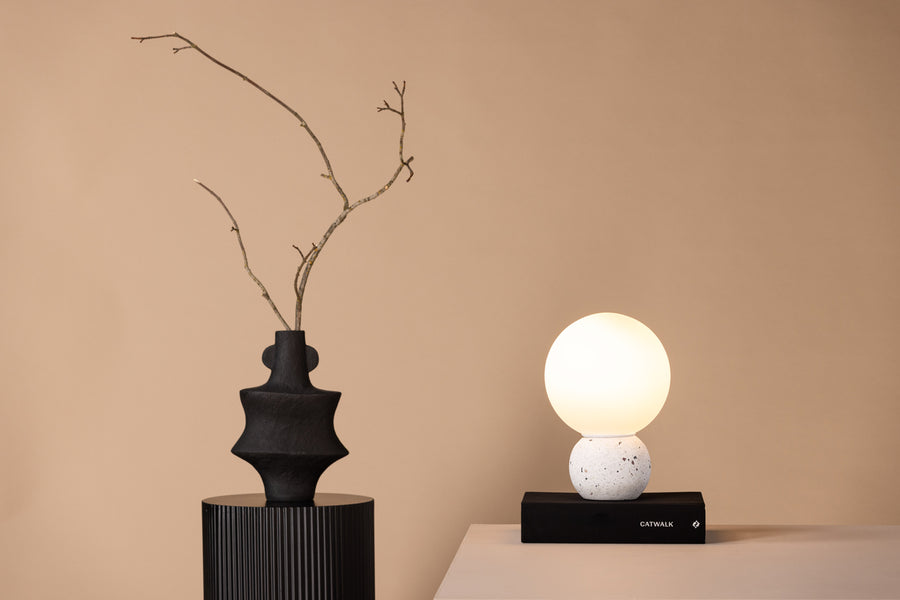 Bordlampe Metz Hvit Farger