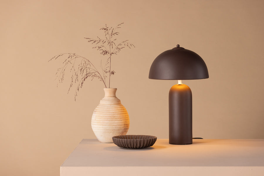 Bordlampe Corello Brown