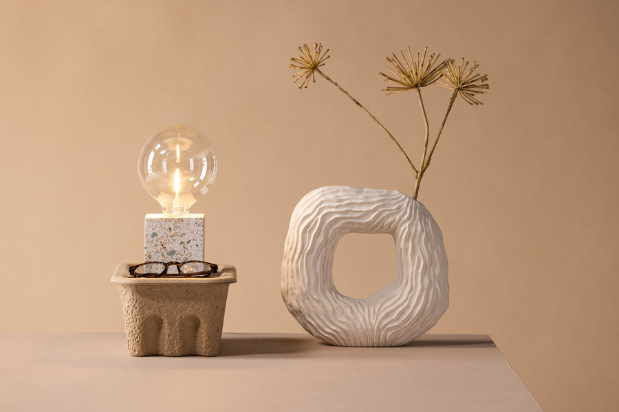 Bordlampe Rilche Grå