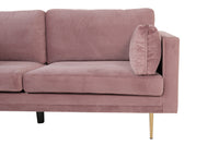 Sofa 3 seter Boom (rosa farge)