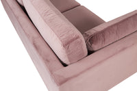 Sofa 3 seter Boom (rosa farge)