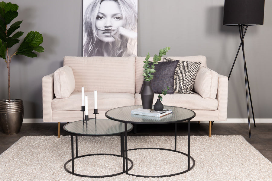 Sofa 3 seter Boom (lys beige)