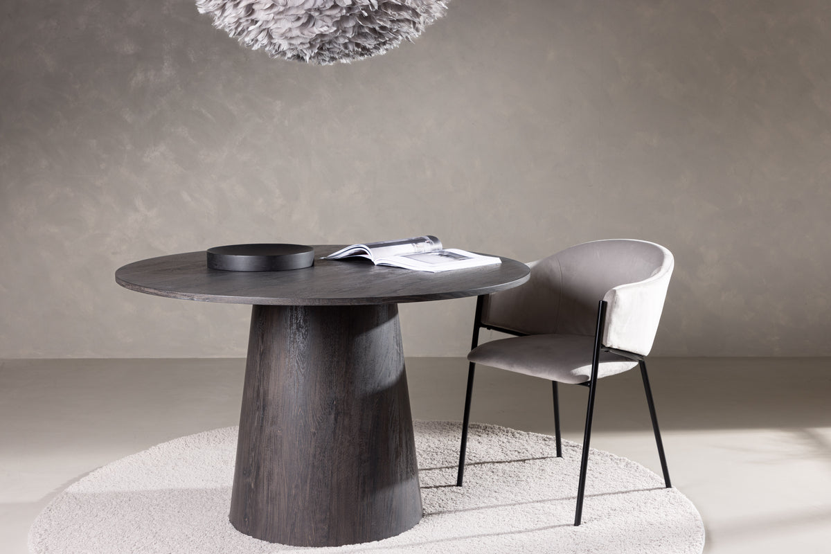 Spisebord Lanzo ⌀120 (Mocca farge)