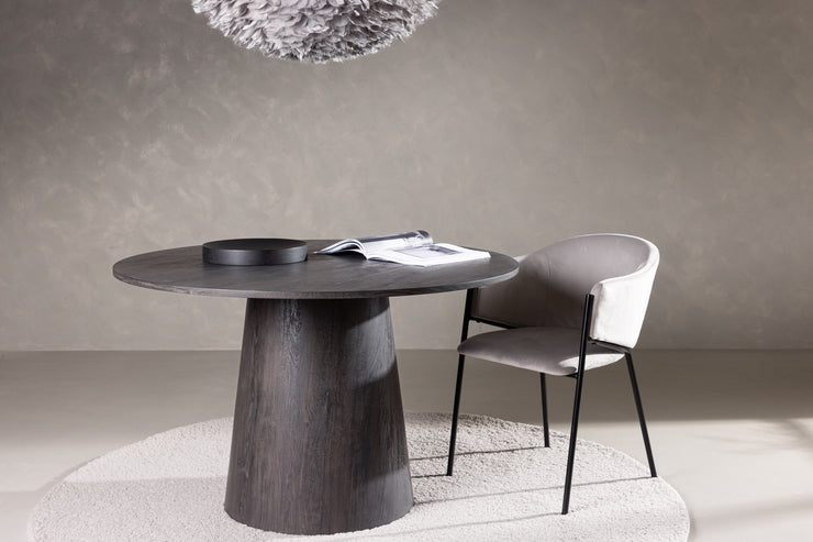 Spisebord Lanzo ⌀120 (Mocca farge)