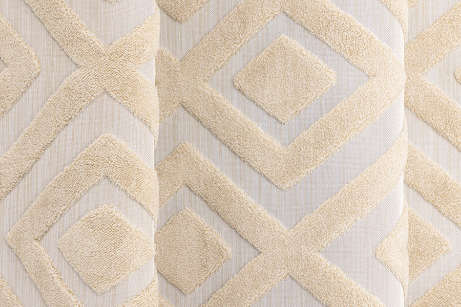 Rektangulært teppe Pia – beige