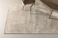 295x395cm.  MELLE rektangulære teppe (beige)