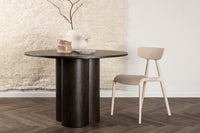 Spisebord Olivia ⌀110 (Mocca farge)