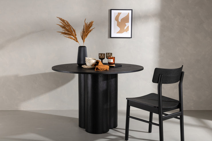 Spisebord Olivia ⌀110 (svart)