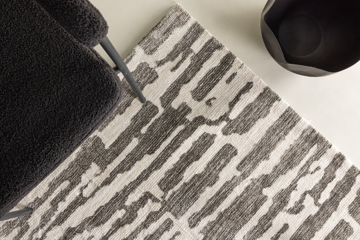 Rektangulært teppe «Milos» 395 x 295 (grå farge)