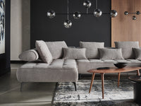 Hjørnesofa Seledo XL 385x224cm. (med elektrisk skyvedel)