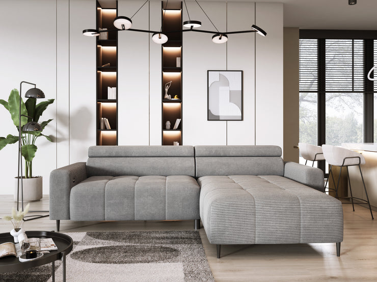 Hjørnesofa Fly S med elektrisk seteforlengelse