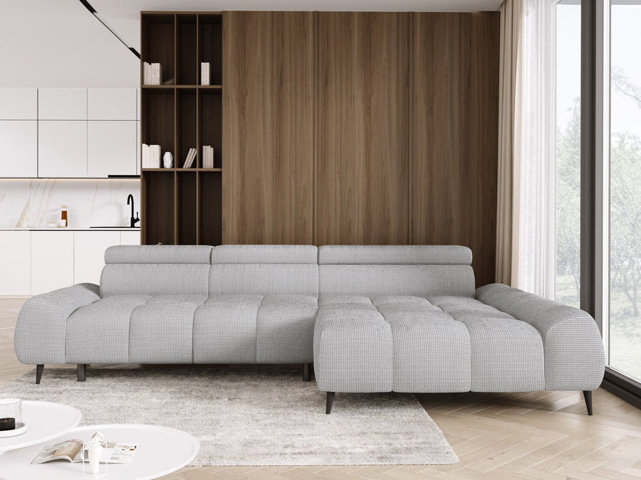 Hjørnesofa Santo S med elektrisk seteforlengelse
