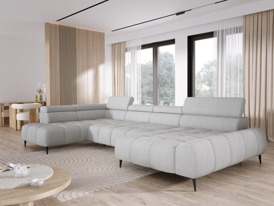 Hjørnesofa Santo XL med elektrisk seteforlengelse