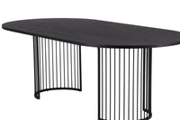 Spisebord Hamneskar 110×220 (Sort)