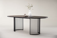 Spisebord Hamneskar 110×220 (Sort)