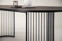 Spisebord Hamneskar 110×220 (Sort)