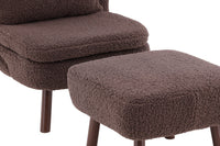 Lenestol Ryxo Lounge (brun) med puff