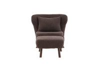 Lenestol Ryxo Lounge (brun) med puff