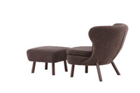 Lenestol Ryxo Lounge (brun) med puff