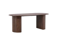 Haron spisebord 200x90x75cm. (mocca farge)