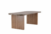 ELEONORA Oval Dining Table 100 X 230 Brown
