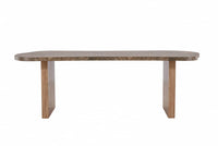 ELEONORA Oval Dining Table 100 X 230 Brown
