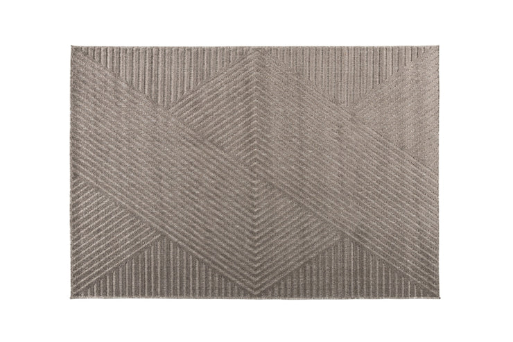 240x340cm.  Aron rektangulære teppe (brun)