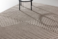 240x340cm.  Aron rektangulære teppe (brun)