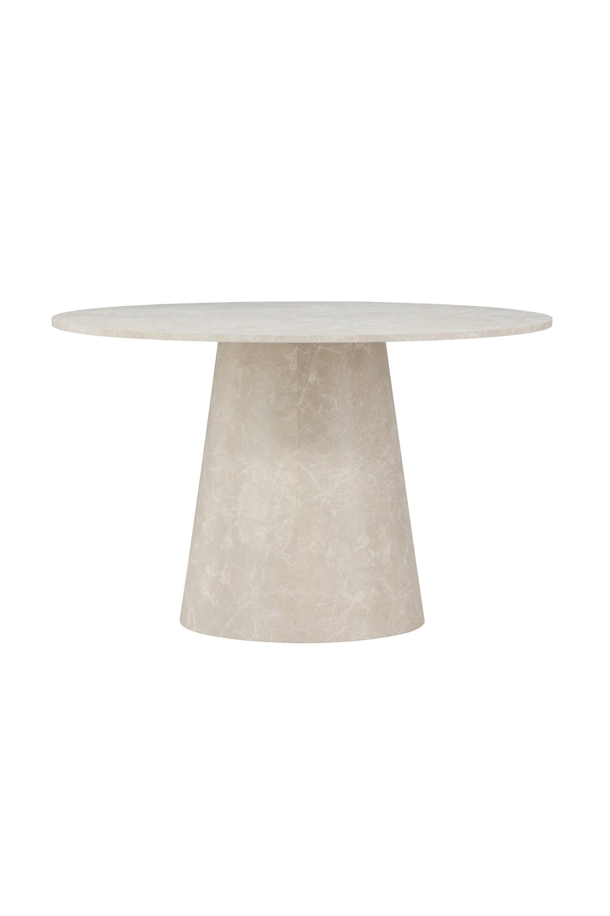 Spisebord Lanzo Spisebord ø120 – Beige Marblelook