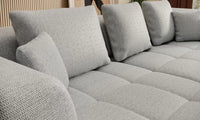 Hjørenesofa Albio (285x182cm) med elektrisk skyvedeler