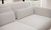 Barillo S Hjørnesofa 261×170 cm – Kompakt Sofa med Elektrisk Seteforlengelse