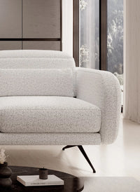 Barillo S Hjørnesofa 261×170 cm – Kompakt Sofa med Elektrisk Seteforlengelse
