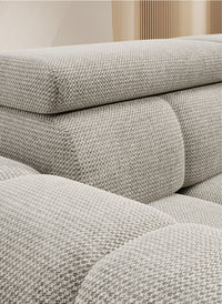 Hjørnesofa Bull L (297×205 cm) med elektrisk skyvedel