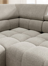 Hjørnesofa Bull L (297×205 cm) med elektrisk skyvedel